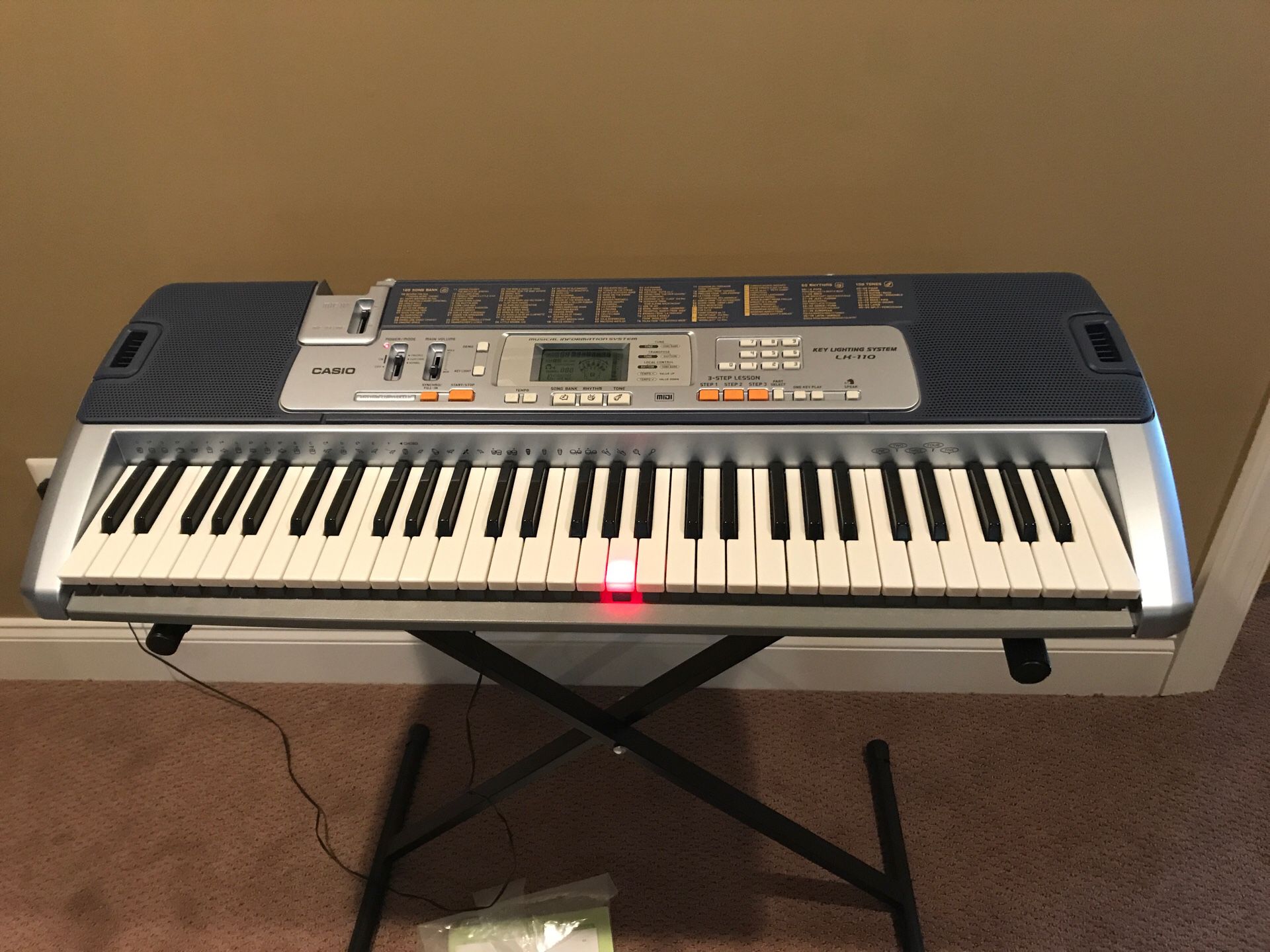 Casio Lighted Keyboard with Application Integration LK110