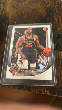 Mikal Bridges bowman’s mint card