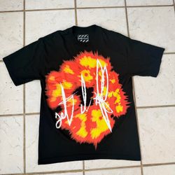 Offset denim tears shirt size medium