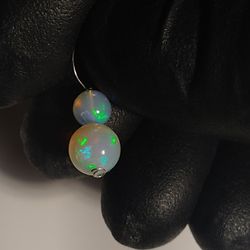 Natural Opal Bead (925) Pendant