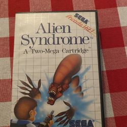 Alien Syndrome Sega Master System Game 