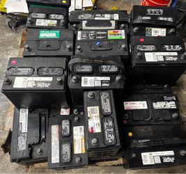 Used Car Batteries Lot – Mixed Brands