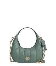 Coach Carmen Mini Crossbody Bag (color:sage/gold) 100% Authentic with Serial Number . 