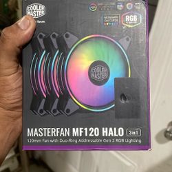 Cool master MF120 Halo Fans