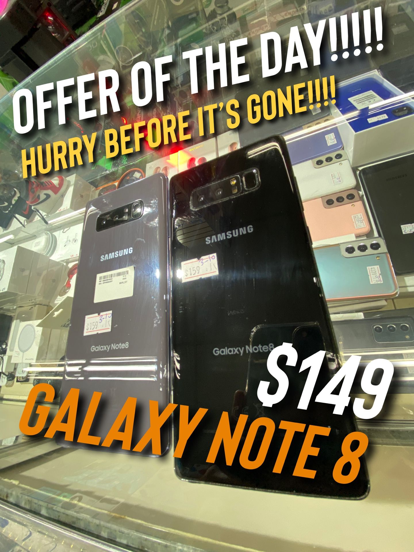 GALAXY NOTE 8 NEW OFFER JUST TODAY!!!!!!!