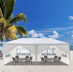 10x20 Pop Up Canopy Tent + 6 Removable Sidewalls - Brand New
