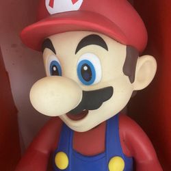 2008 14” SUPER MARIO Nintendo DS Holder Figure w/Star Base POPCO