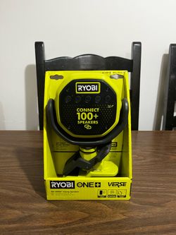 Ryobi 18v ONE+ Bluetooth Clamp Speaker