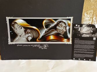 ✨ Signed Disney Tangled / Mother Gothel Art Print by Noah ✨