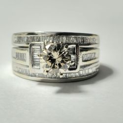 2cwt  Diamond Engagement Ring In 14k Gold 