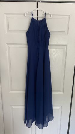 Long Navy Blue Dress For Girls