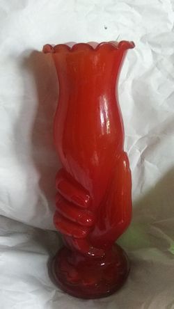 Rare...Antique hand poured vase