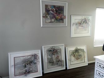 Artwork  art large frames with glass