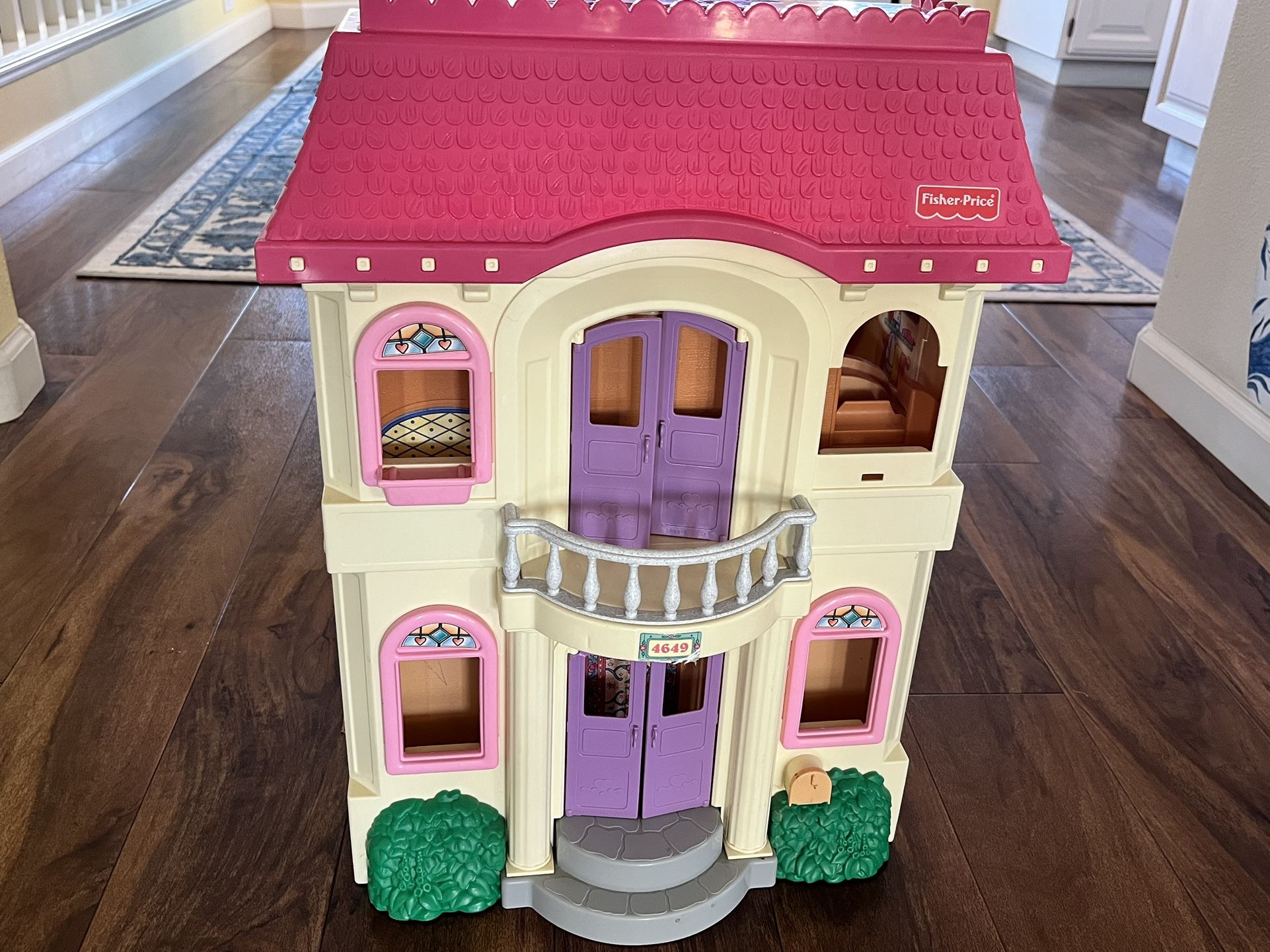 Vintage Loving Family Dollhouse and Accessories