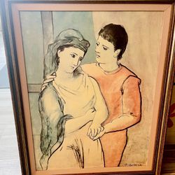 Vintage Reproduction Pablo Picasso "Lovers"