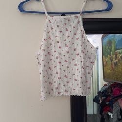 Women’s Medium Forever 21 Floral Crop top