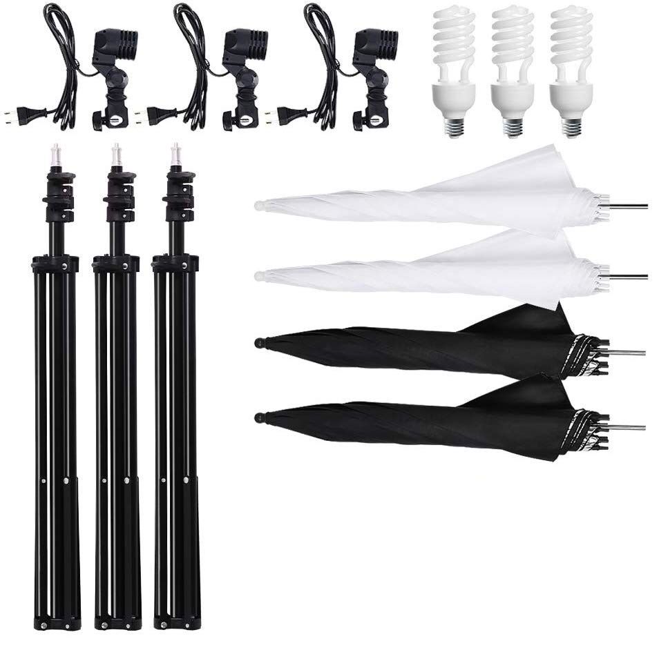 MOUNTDOG Photography Umbrella Continuous Lighting Kit