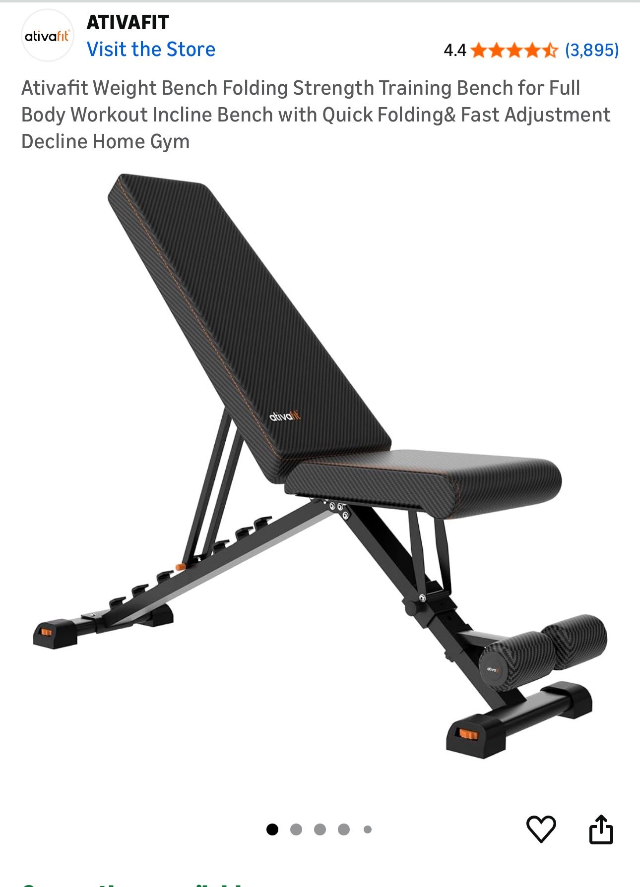 Weight Bench - Foldable
