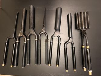 Set of 7 Vintage Hair Press Tools