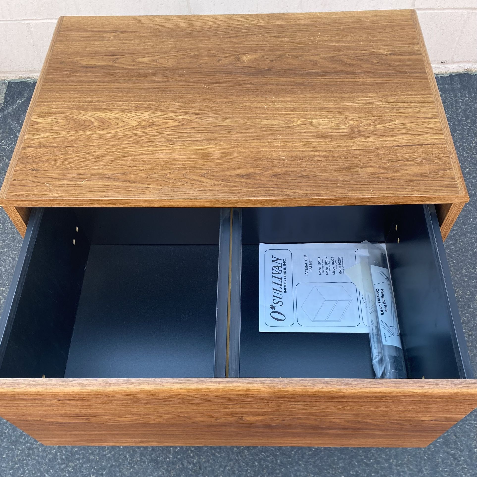 O’Sullivans Lateral File Cabinet Oak Laminate