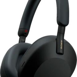 Sony - WH-1000XM5 Wireless Noise Cancelling Over-the-Ear Headphones - Black
