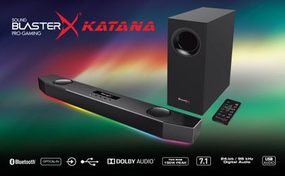 Creative Sound BlasterX Katana RGB Computer Speaker Subwoofer