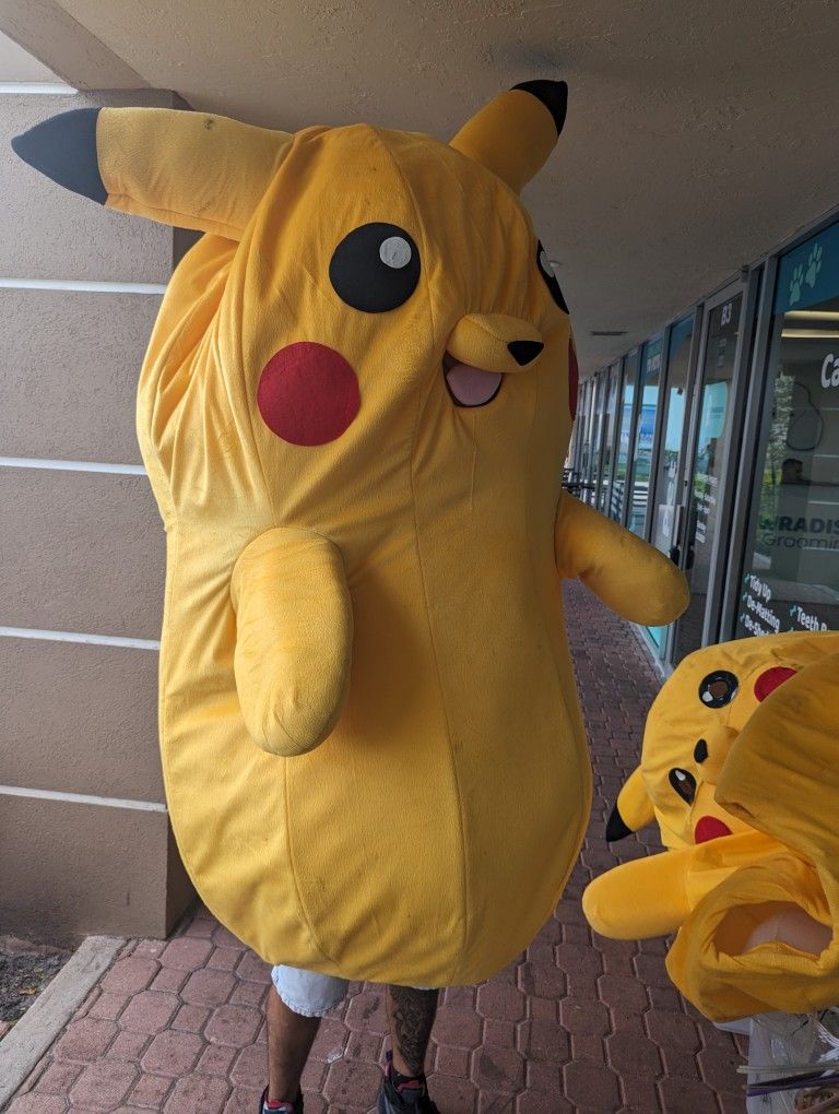 Pikachu Life size Wearable Mascot Costume