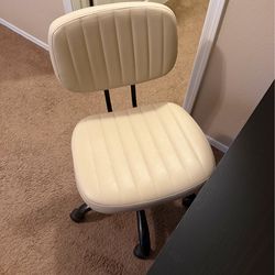 Makeup desk and chair