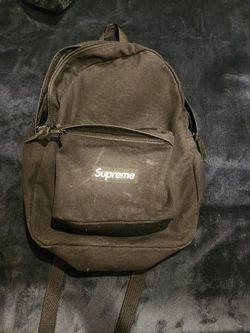 Supreme SS23 Black Canvas Backpack