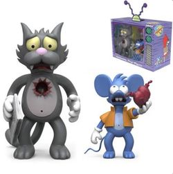 Kidrobot The Simpsons Itchy & Scratchy Medium Vinyl Figures
