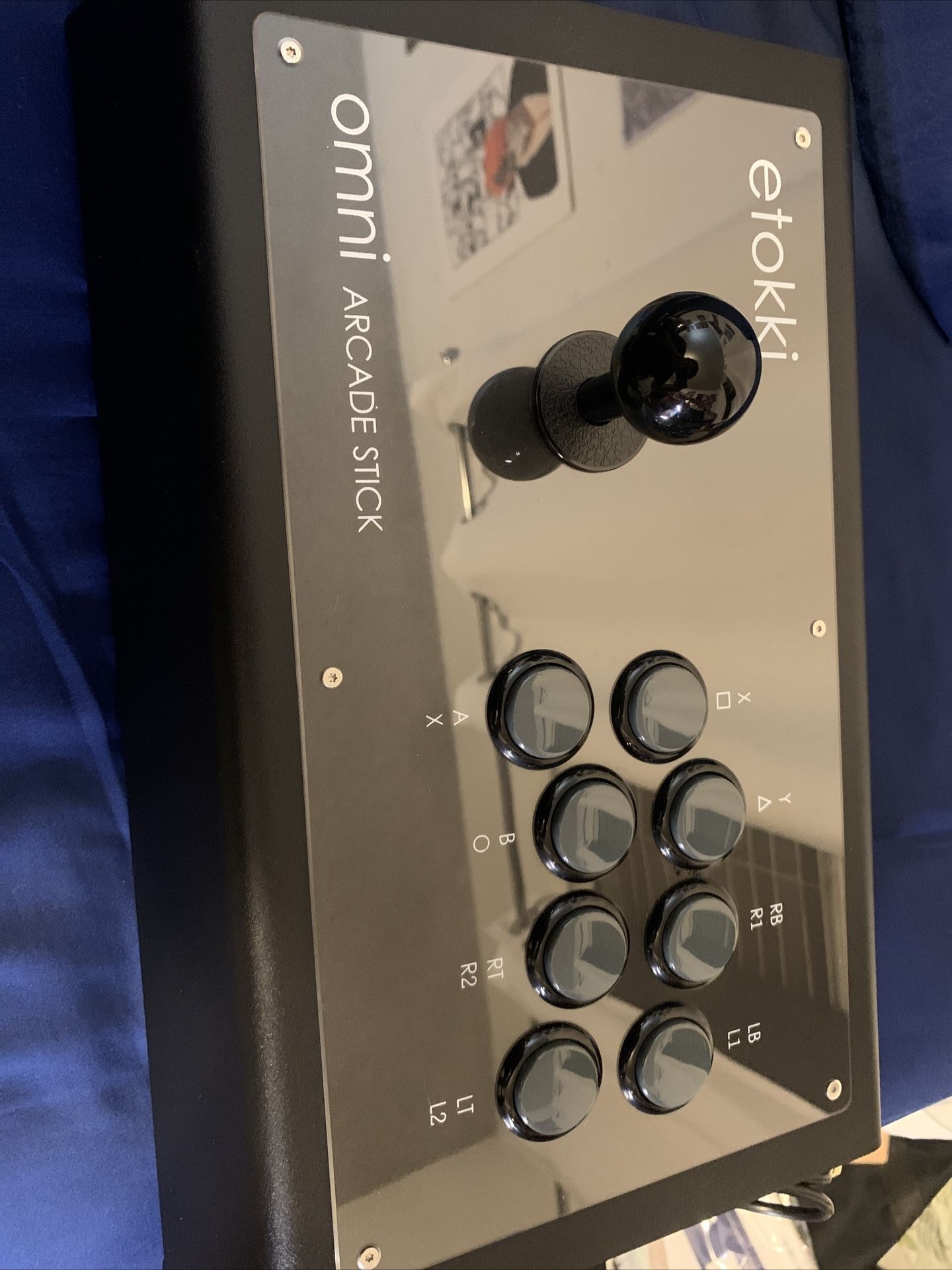 Etokki Omni Arcade Stick Sanwa Edition PS3 PS4 PC - Used
