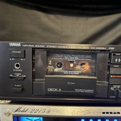 Kenwood KX-W202U Dual Cassette Deck 