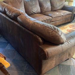 Fine Leather Sofa 
