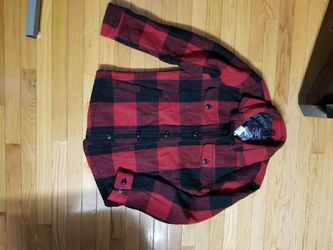 New Abercrombie mens plaid jacket coat