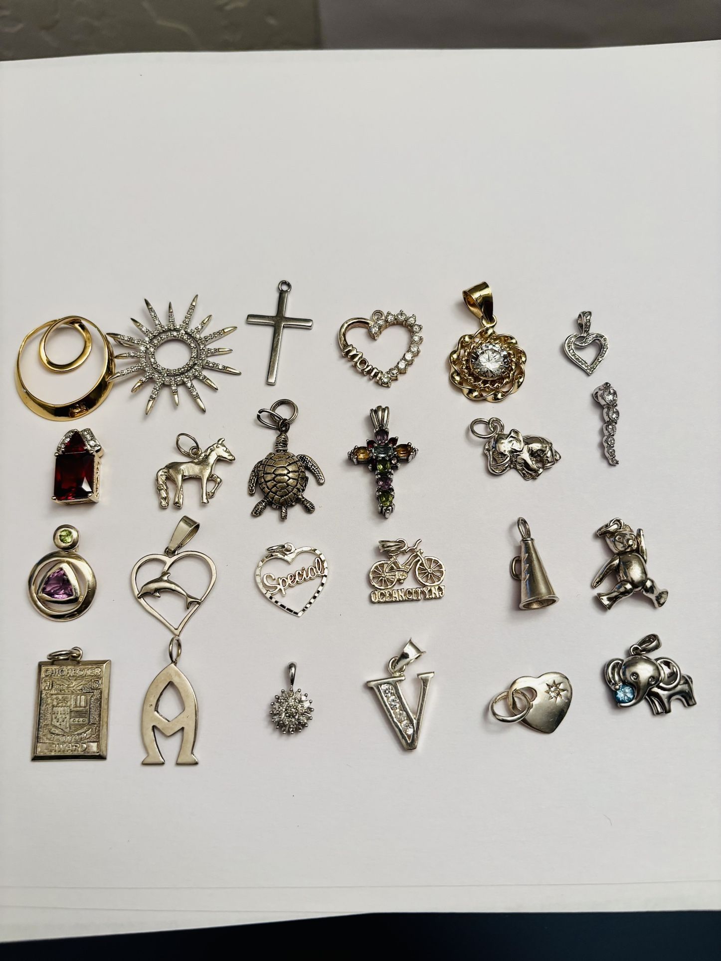 Sterling Silver Charms and Pendants