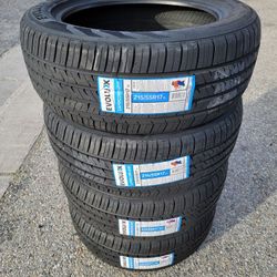 215 55 17 NEW TIRES CAMRY SOLARA AVALON ALTIMA ACCORD ACURA LEXUS KIA MALIBU IMPALA 