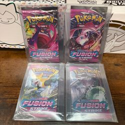 Fusion Strike Booster Pack Art Set Sealed Pokemon TCG