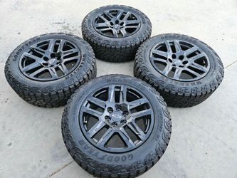 20" CHEVY SILVERADO TRAIL BOSS WHEELS & TIRES
