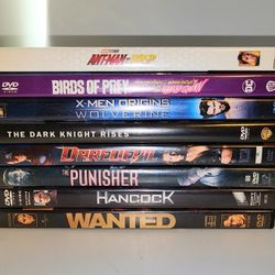 lot of 8 DVDs ... Superhero movies $5 for all or $1 each
