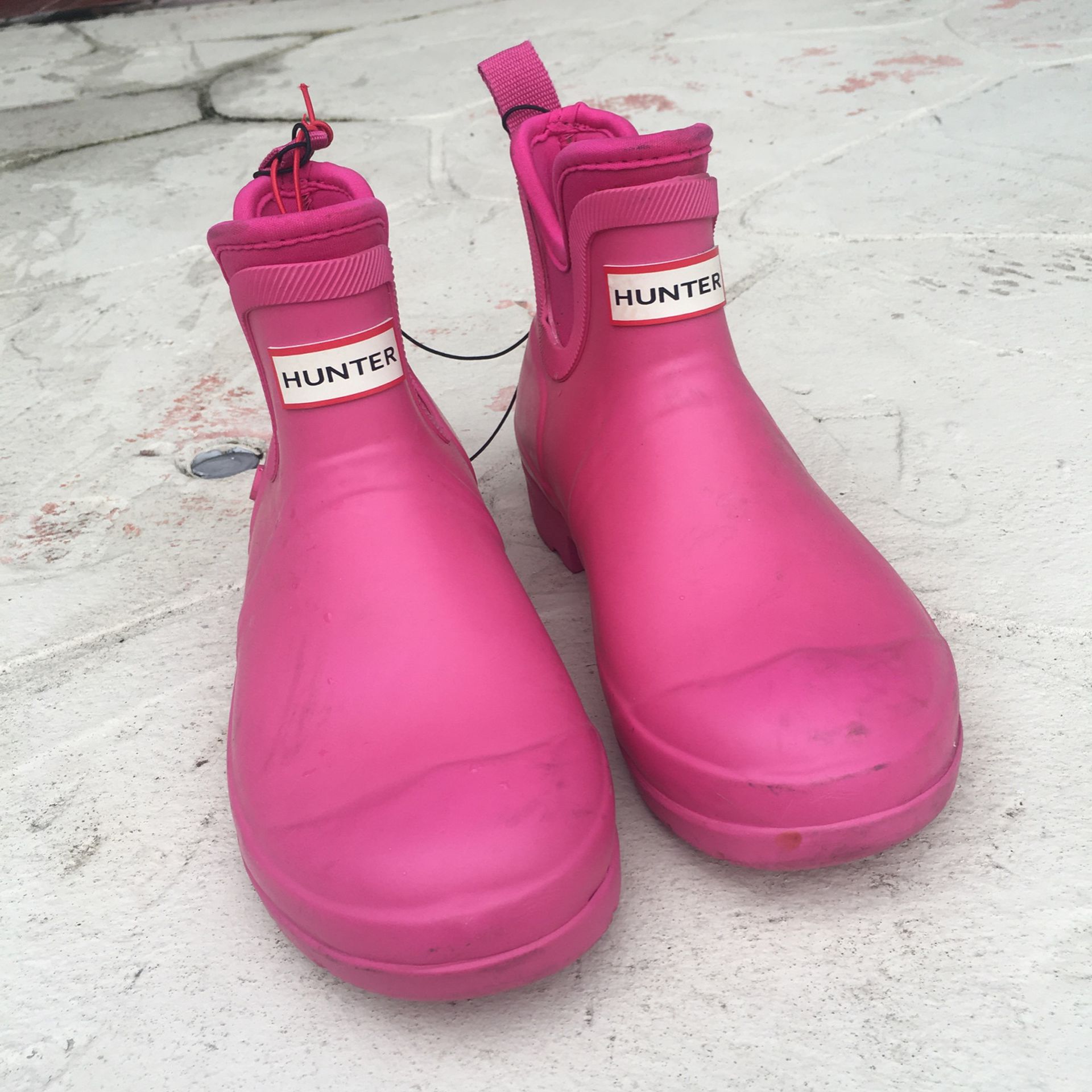 Hunter Girls Size 6 Ankle Rain Boots