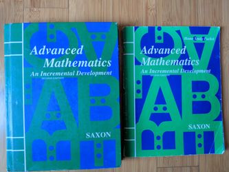 Saxon Advanced Mathematics Textbook + Home Study Packet