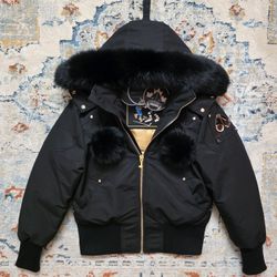 Moose Knuckles Black & Gold Women's 