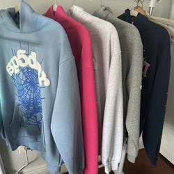 5pc Spider Hoodie Bundle