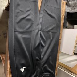 New Boys Black Medum Adidas Baseball Pants 