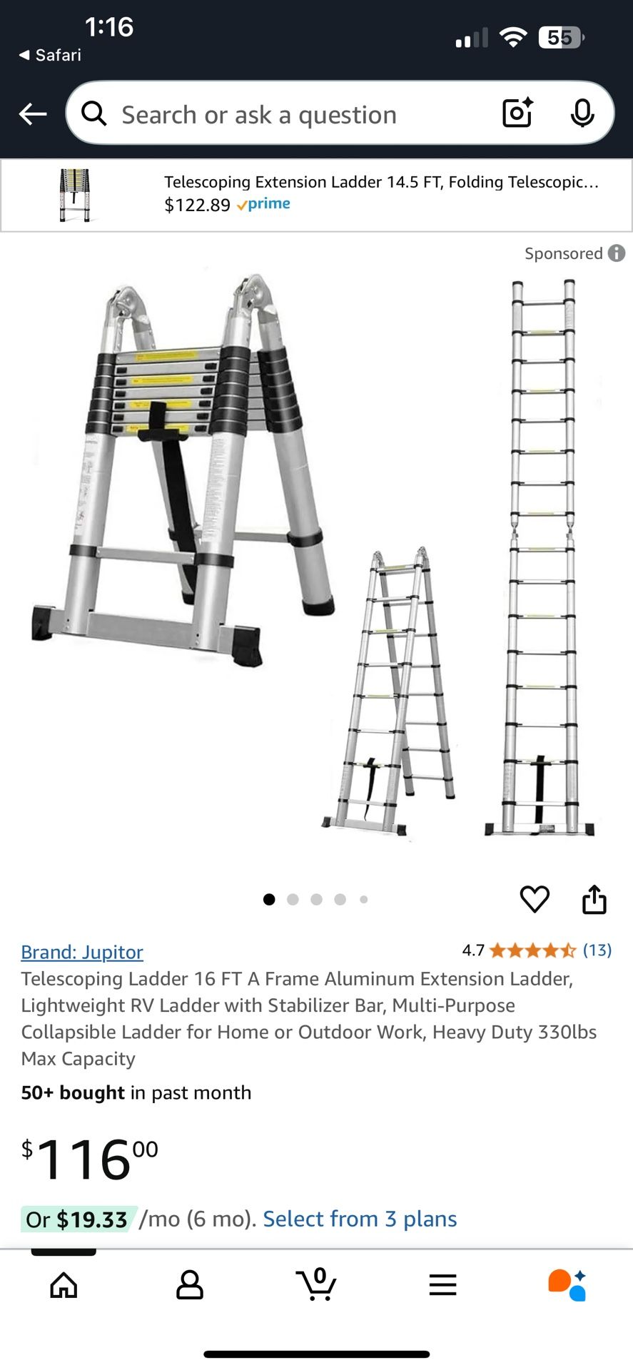 Foldable Ladder