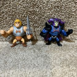 MOTU Masters of the Universe Eternia Mini Skelegod Battle armor He-man lot of 2