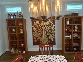 Teak Display Shelves (2)