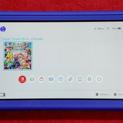 Nintendo Switch Lite 32GB Handheld Video Game System - Blue - HDH-001 - No Charger - Working 