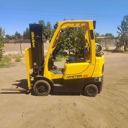Hyster forklift 5,000 lb capacity