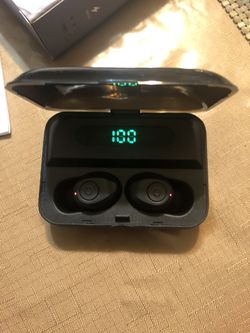 Waterproof True Wireless Ear Bud Headphones w/ Charging Case Bluetooth 5.0 Brand New Unopened earbuds